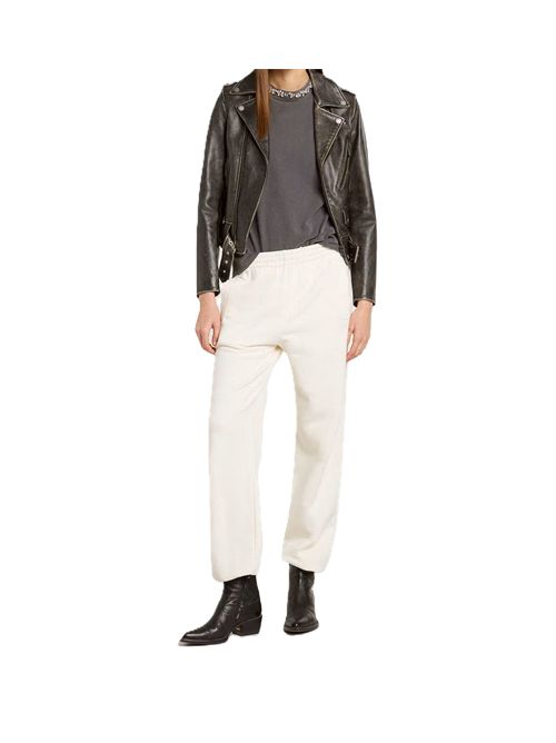 Pantalone jogging bianco Golden Goose | GUP02205P00189511560 HERITAGE WHITE